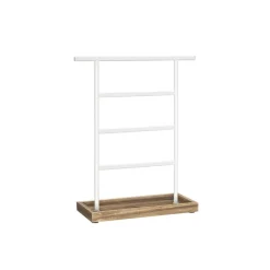 Schmuckständer|Schmuckschränke<SONGMICS Schmuckaufbewahrung für Ohrringe Vintage-Stil holzfarben-schwarz