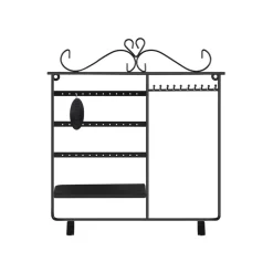 Schmuckständer<SONGMICS Schmuckhalter für Ohrringe und Ketten schwarz