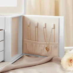 Schmuckschatullen<SONGMICS Schmuckkasten mit Schubladen Schwarz