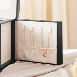 Schmuckschatullen<SONGMICS Schmuckkasten mit Schubladen Schwarz