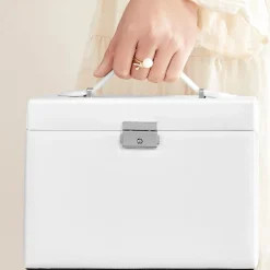 Schmuckschatullen<SONGMICS Schmuckkasten mit Schubladen Schwarz