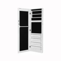 Schlafzimmer|Schmuckschränke<SONGMICS Schmuckschrank für Wand Weiß