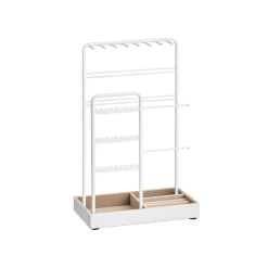 Schmuckschränke|Schmuckschränke<SONGMICS Schmuckständer Metallrahmen Geschenkidee weiß