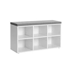 Eingangsbereich|Flurschränke<SONGMICS Schuhbank mit 6 Fächern