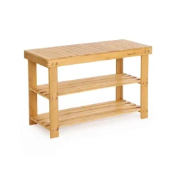 Eingangsbereich|Flurregale<SONGMICS Schuhregal Bambus