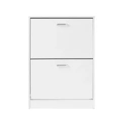 Eingangsbereich|Flurschränke<SONGMICS Schuhschrank 2 Klappen Weiß