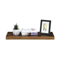 Küche & Esszimmer|Wohnzimmer<SONGMICS Schwebende Regalebene Holzoptik