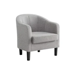 Sofas & Couches<SONGMICS Sessel Bezug aus Leinenimitat modern grau