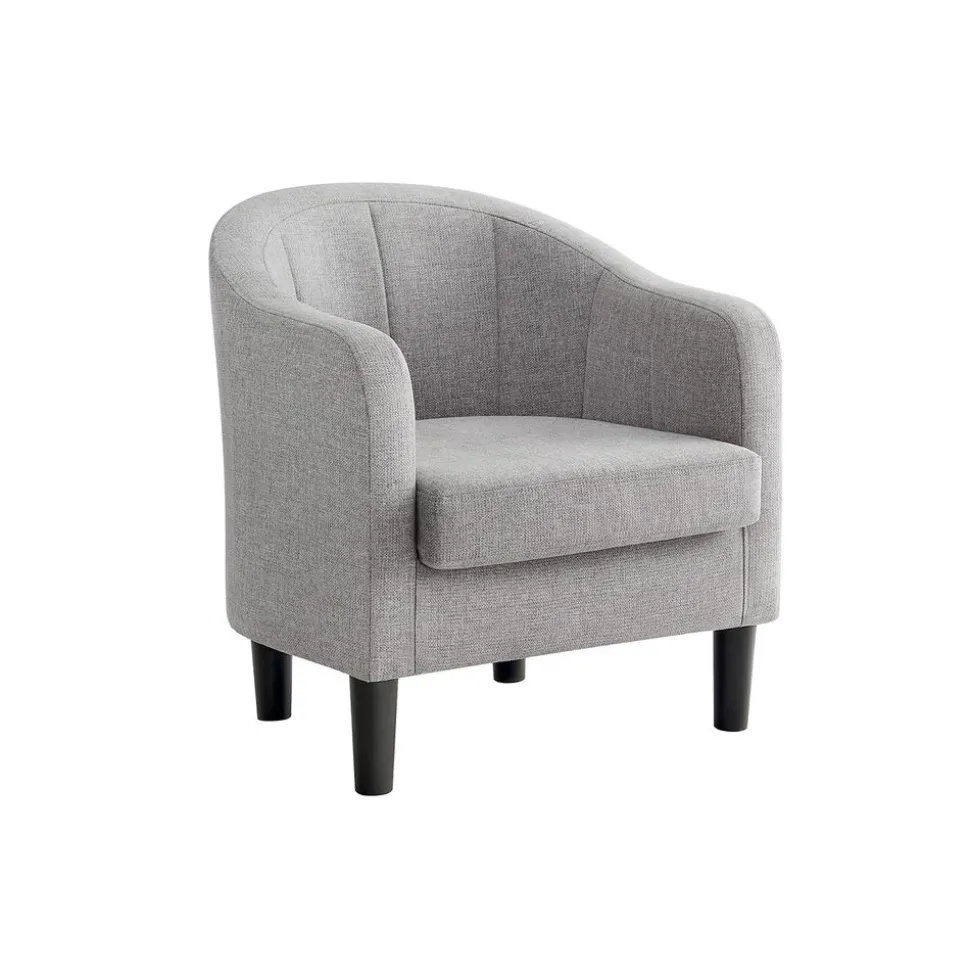 Sofas & Couches<SONGMICS Sessel Bezug aus Leinenimitat modern grau