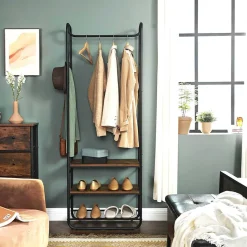 Eingangsbereich|Kleideraufbewahrung<SONGMICS Sitzbank mit Stauraum Vintagebraun