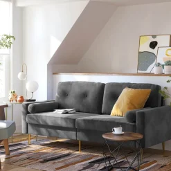 Wohnzimmer|Sofas & Couches<SONGMICS 3-Sitzer Sofa grau