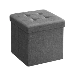 Eingangsbereich|Sitzbänke<SONGMICS Sitzhocker mit Stauraum 30 x 30 x 30 cm