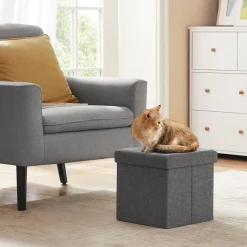 Eingangsbereich|Sitzbänke<SONGMICS Sitzhocker mit Stauraum 30 x 30 x 30 cm