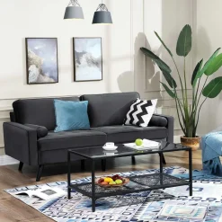 Wohnzimmer|Sofas & Couches<SONGMICS Sofa 3 Sitzer mit Bezug aus Samt