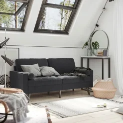 Wohnzimmer|Sofas & Couches<SONGMICS Sofa 3 Sitzer mit Bezug aus Samt