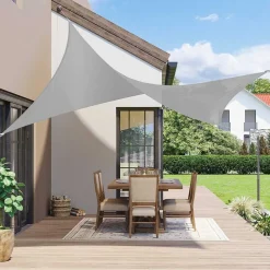 Sonnensegel<SONGMICS Sonnensegel Camping Hellgrau