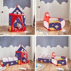 Zelte & Tipis<SONGMICS Spielzelt mit Tunnel und Bällebad