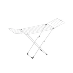 Wäscheständer<SONGMICS Standtrockner klappbar für Innen- und Außenbereich Weiß