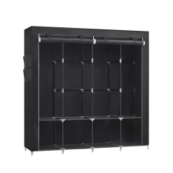 Schlafzimmer|Kleiderschränke<SONGMICS Stoffschrank mit 4 Seitentaschen