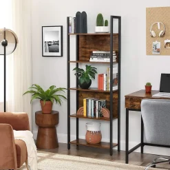 Eingangsbereich|Küche & Esszimmer<SONGMICS 5-stufiges Bücherregal