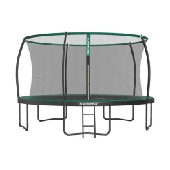 Trampoline<SONGMICS Trampolin Ø 427 cm mit innenliegendem Netz schwarz-dunkelgrün