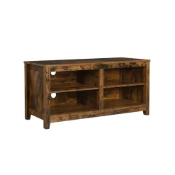 Schlafzimmer|Wohnzimmer<SONGMICS TV-Regal mit offenen Fächern Vintagebraun