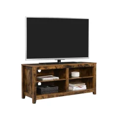 Schlafzimmer|Wohnzimmer<SONGMICS TV-Regal mit offenen Fächern Vintagebraun