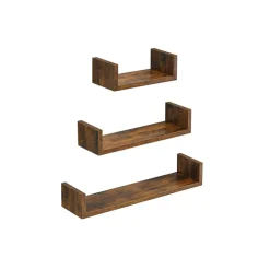 Wandregale<SONGMICS Wandregal 3er Set 30/45/60 cm zur Wandmontage