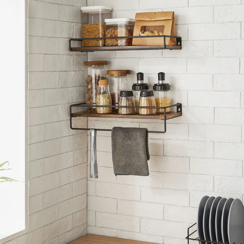 Wandregale<SONGMICS Wandregale 2er Set