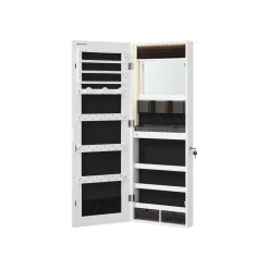 Schmuckschränke|Schmuckschränke<SONGMICS Wandschrank mit Ganzkörperspiegel Weiβ