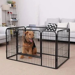 Freigehege|Welpenausläufe<SONGMICS Welpenauslauf für Hunde