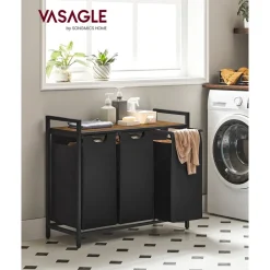 Eimer & Körbe<SONGMICS Wäschekorb mit 3 Fächern