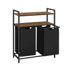 Eimer & Körbe<SONGMICS Wäschekorb mit 2 Fächern