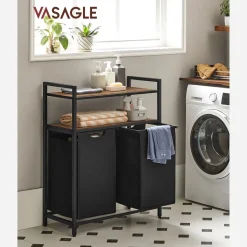 Eimer & Körbe<SONGMICS Wäschekorb mit 2 Fächern