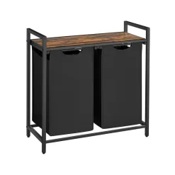 Waschküche|Eimer & Körbe<SONGMICS Wäschekorb mit ausziehbaren Wäschesäcken